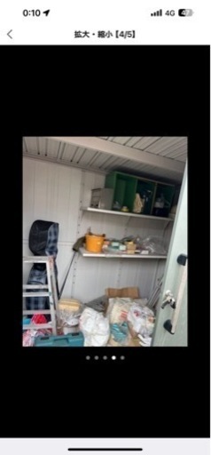 即決　ヨドコウ物置　YODOKO BIG 中川区春田３丁目　7/17 10:00か18日9:30　現地回収できる方のみ　家具 収納家具 物置 再