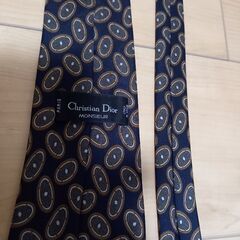 中古  ディオール Christian Dior 美品 ネクタイ シの画像