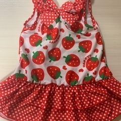 🍓いちご120cm 水着子供水着