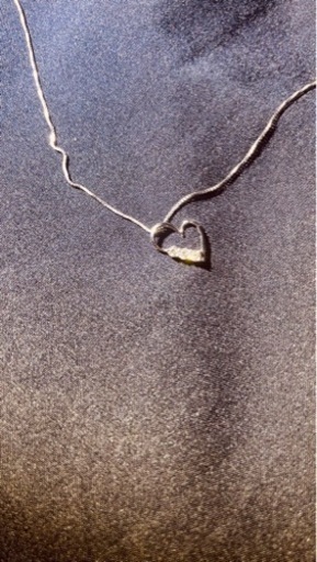 ESTELLEハートネックレス プラチナ