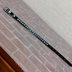 横須賀🆗中型犬スワロフスキー首輪の画像