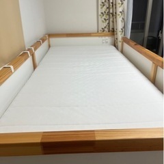 IKEA KURA キューラ　リバーシブルベッド　ホワイト/パインの画像