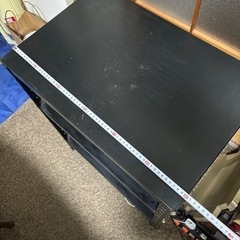 お取引中！　オフィス家具、三段スチール棚収納の画像