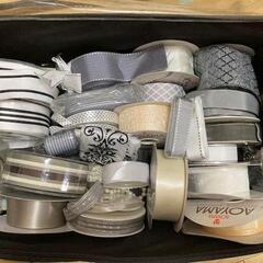 未使用含む 輸入リボン/日本製：フラワーアレンジ・リボン小物・ハンドメイドにもの画像