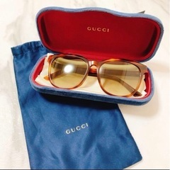 【美品】 GUCCI サングラス スター GGロゴ 人気モデル べっ甲柄の画像
