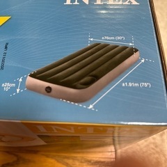 INTEX エアーベッド(シングル)の画像