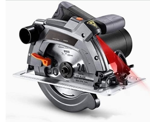 まるのこ　新品　未使用品　強力なモーター＆アルミベース】1500W/3.8A強力なモーター搭載、回転数　5000RPM