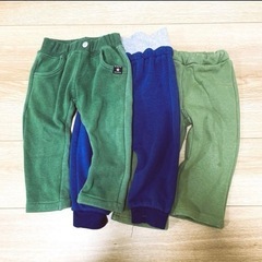 長ズボン　80　裏起毛