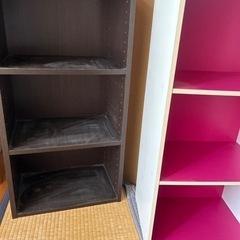 カラーボックス2個の画像