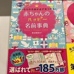 【男の子•女の子】赤ちゃん名前辞典バラ売り一つ３００円で可能の画像