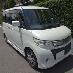込プライス１７万２千円 パレットＳＷ ＸＳ MK21S 修復無し パール 左側パワスラ エアロ 地デジ付ナビ 本車検２年受渡 機関良好の画像