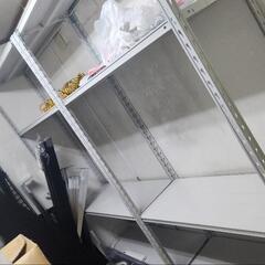 大型物置 スチールラック什器 3段 × 2台 幅1200mm×奥...