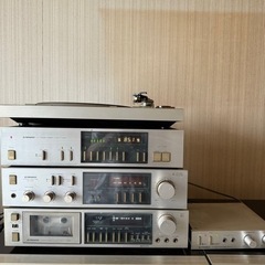 パイオニア　コンポ　アンプ　チューナー　カセットプレーヤー　レコ...