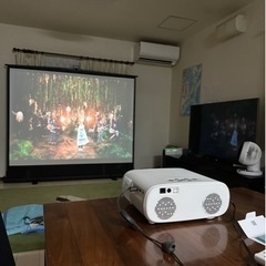 決まりました🙏【20000均一】プロジェクター＆自立式スクリーン