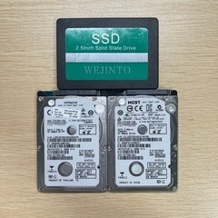 【決定】ジャンクSSD、HDDセット