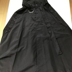 黒ロングフレアスカート