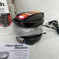 ③新品未使用ハミルトン　エッグマフィンサンドイッチメーカー Hamilton 254A77-JPの画像