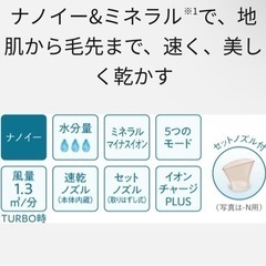 パナソニック Panasonic ナノケア ドライヤー ヘアケア 新品 未使用 の画像