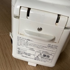 タイガー炊飯器　3合　鍋なしの画像