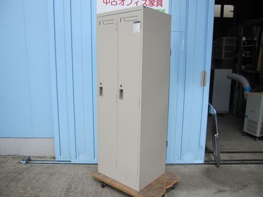 2人用ロッカー　鍵あり　ニューグレー　コクヨ製