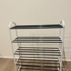 コンパクトシューズラック　4段