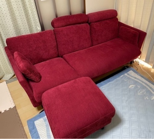 3人がけカウチソファ