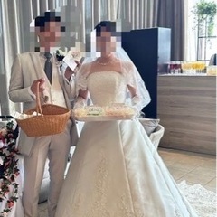 ウェディングドレス9,11,13号　ミカドサテンの画像