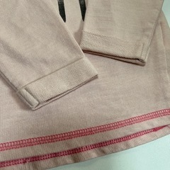 【2回試着美品】七分袖　女の子Tシャツ・２.3.4歳位　ピンク　Ｈ&Ｍの画像