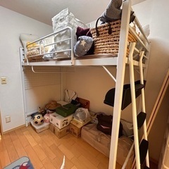 ロフトベット　机付き