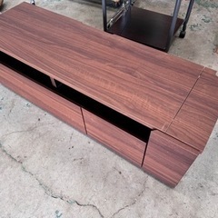 決まりました☆7/19までに引取できる方⚠️テレビボード☆幅120cm☆格安☆中古☆配達相談可能☆早い者勝ち🫵🏾新生活に♪の画像