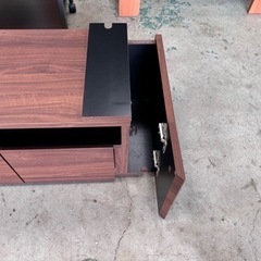 決まりました☆7/19までに引取できる方⚠️テレビボード☆幅120cm☆格安☆中古☆配達相談可能☆早い者勝ち🫵🏾新生活に♪の画像