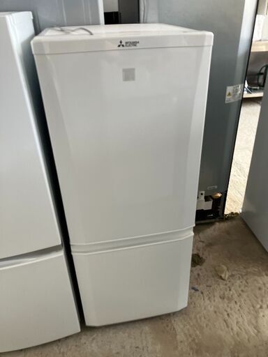 三菱 ノンフロン冷凍冷蔵庫 2ドア 146L MR-P15EZ-KW1