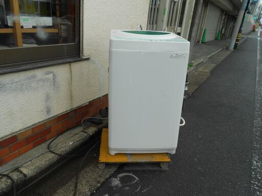 東芝自動洗濯機、5k,型AW-５０５W：中古良品：