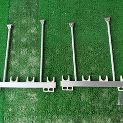 竿掛け 物干し 竿受け 屋外 ベランダ アルミ