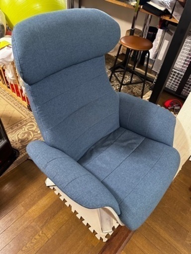 【値下げ交渉OK】木製リクライニングソファ