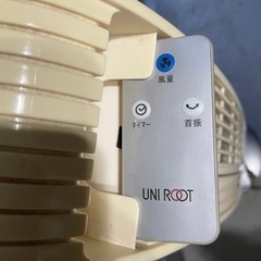 ユニ・ロット　スリムタワーファン　UTF-01　リモコン付きの画像