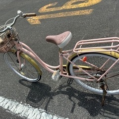 自転車　ピンク　24インチ