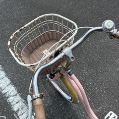自転車　ピンク　24インチの画像