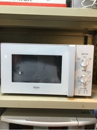 ●販売終了●Haier 電子レンジ　2018年製　中古品