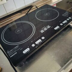 IH調理器　2024年製　山善　YET-W1452　2口コンロ