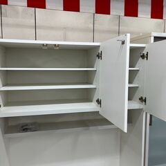 ハイタイプテレビボード　幅120ｃｍ　ホワイトの画像