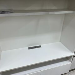 ハイタイプテレビボード　幅120ｃｍ　ホワイトの画像
