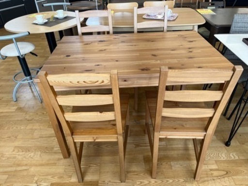 N684★イケア製★ダイニング5点セット★ダイニングテーブル★幅1180mm