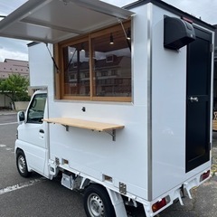 オートマ軽トラキッチンカー8ナンバー予備検査付き！の画像