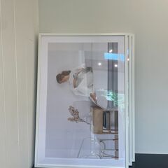 【5点セット】RIBBA リッバ フレーム, ホワイト, 61x91 cmの画像