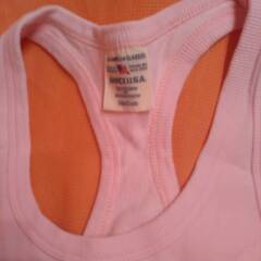 ネット決済【引取り限定】■夏物■AVIREX■アヴィレックス ■リブタンクトップ■ピンクM■筋トレジム■ボディビル■フィットネス■メンズ夏服の画像