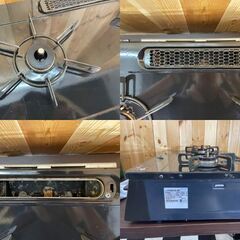 リンナイ　ガスコンロ　RT66WH1RG-BGR　2020年製　都市ガス専用　キッチン　料理　住まいの画像