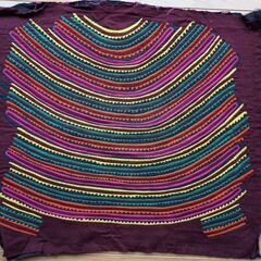 パナマ、モラの刺繍④