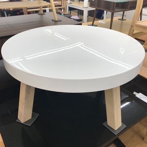 ★ジモティ割あり★ Francfranc　ローテーブル　 H41×W85×D85 　クリーニング済み KJ5636