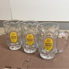 食器 グラス サントリー 角ハイ ジョッキ 375ml 3本セッ...